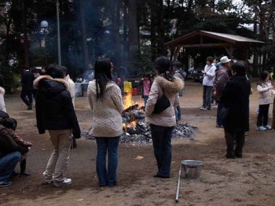 初詣(土支田八幡宮)