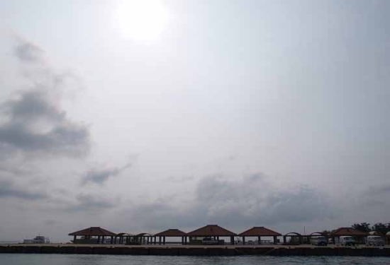 竹富港にて(竹富島)