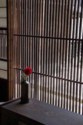 窓辺(妻籠宿脇本陣奥谷)