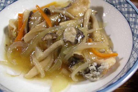 夕食(奈良井宿伊勢屋)