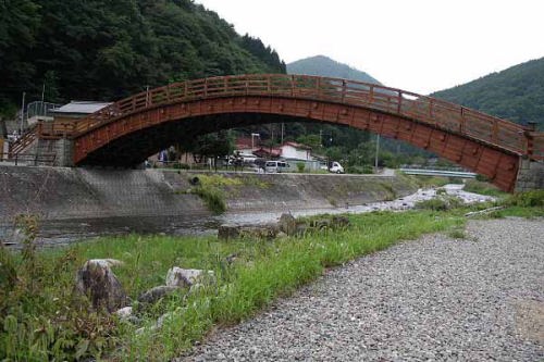 木曽の大橋(中仙道奈良井宿)