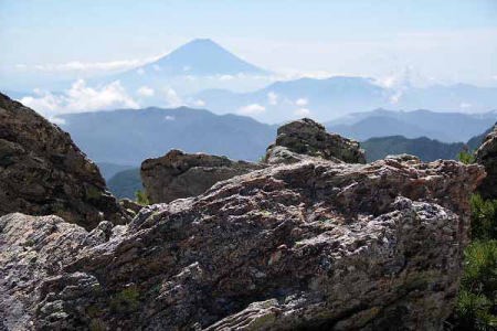 富士山遠望(北岳山荘へ)