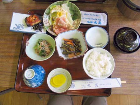 朝食(赤湯温泉 丸真)