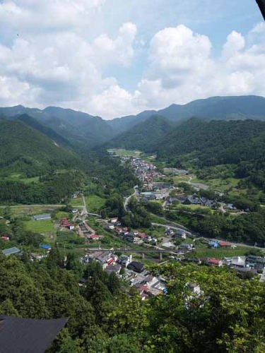 五大堂から(山寺)