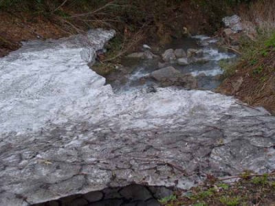 雪渓(姥ヶ岳)
