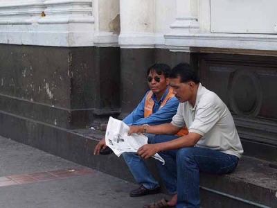 町の人たち(バンコックセンターあたり)