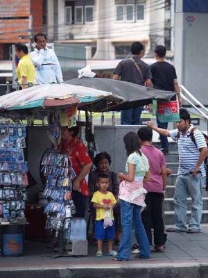 町の人たち(バンコックセンターあたり)